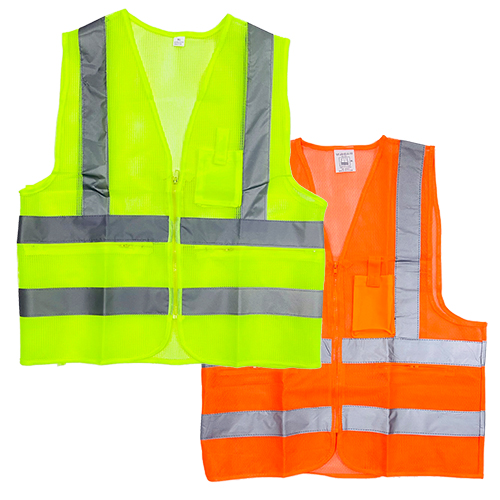 신호수 안전조끼(망사) 주황색/2XL