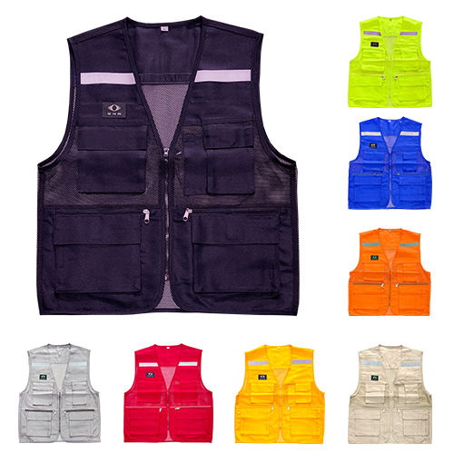 (TC) 안전조끼(망사) / 10개입 형광색/2XL ㅐ