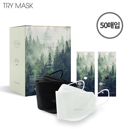 트라이 / SBW 마스크 KF94 백색 / 50개입