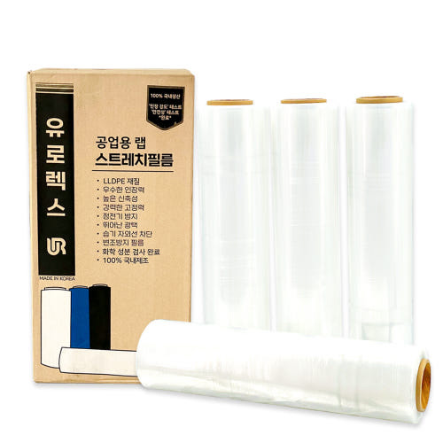 수동 스트레치필름/투명 (4롤/박스) 18mic×350M