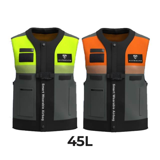 C-light 스마트 경량 추락보호 에어백 (45L)
									주황