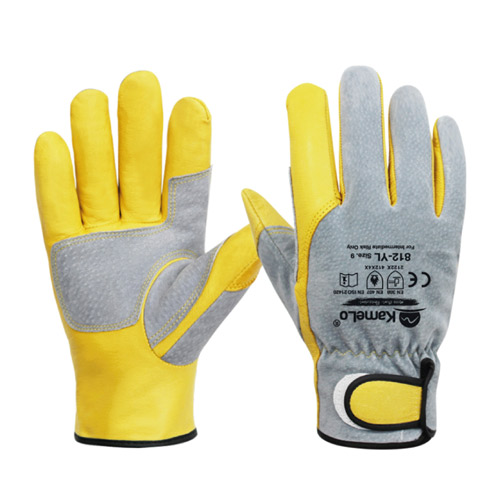 카멜로 알곤용접장갑 / 812-YL 노랑+회색(벨크로) 유럽인증CE
