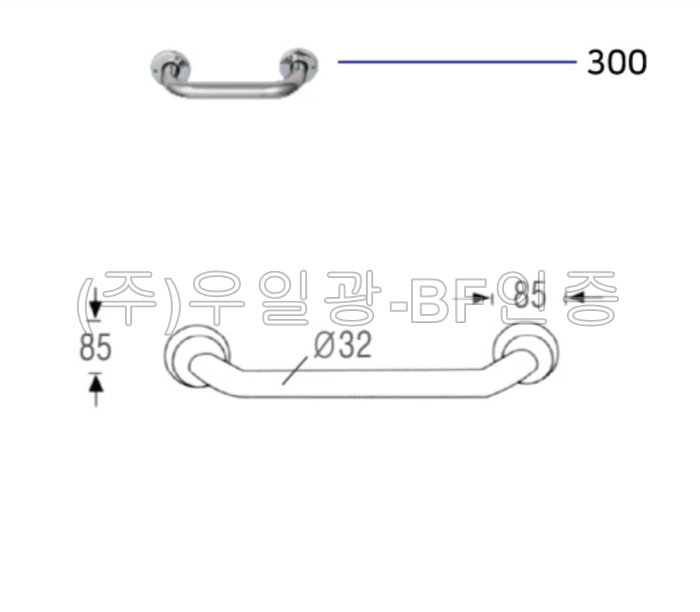 다용도손잡이 32ΦＸ300