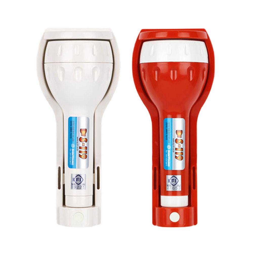 휴대용 조명등(LED) SY-S119L180 (리튬이온)
									KFI인증(180분용) / 아이보리