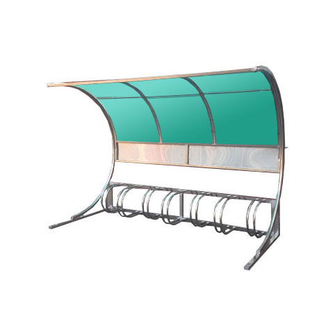 ws4 자전거보관소-렉산 지붕:녹색 / 4M(10대분) 주문제작