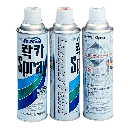 일신 락카스프레이 420ML 무광백색:341 / 박스(40개입)