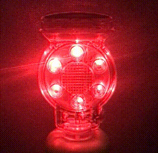 쏠라LED경고등(점멸/깜빡이) 롱(휀스용)