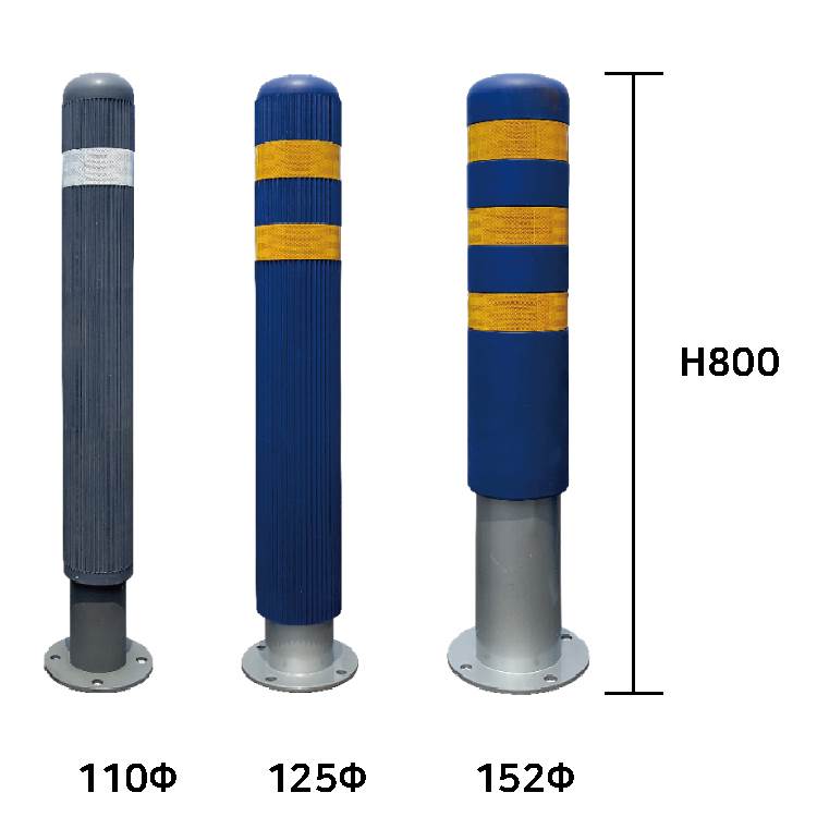 SR 고정식볼라드 (앙카식) 152Φ*H800 / 청색 주문제작