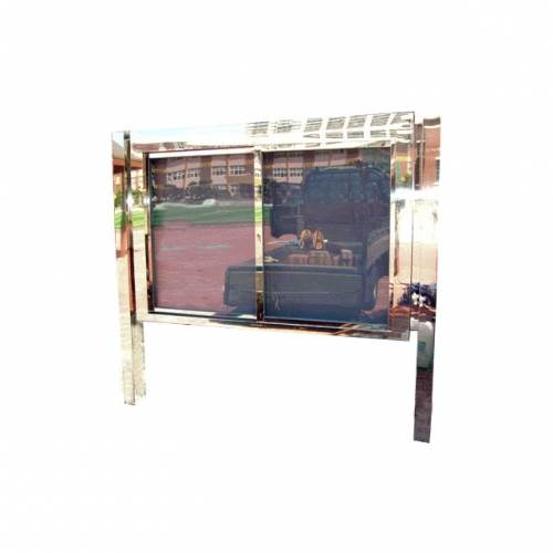 7번 외부대형게시판(스텐) L2000 주문제작