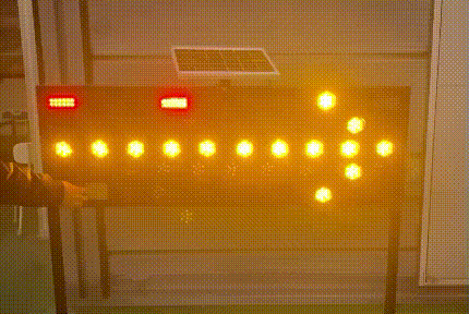 WS 쏠라LED 점멸싸인보드 지주포함 (쏠라24시간)