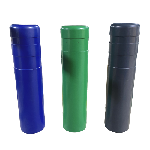 완성우레탄볼라드용(커버) 125파이/회색/3줄