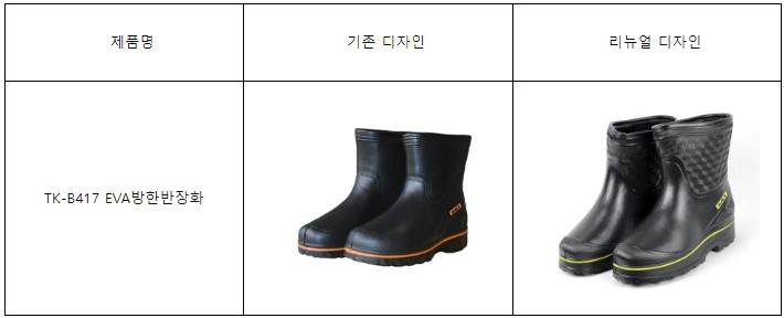 EVA 방한반장화(TK-B417) 검정 250mm