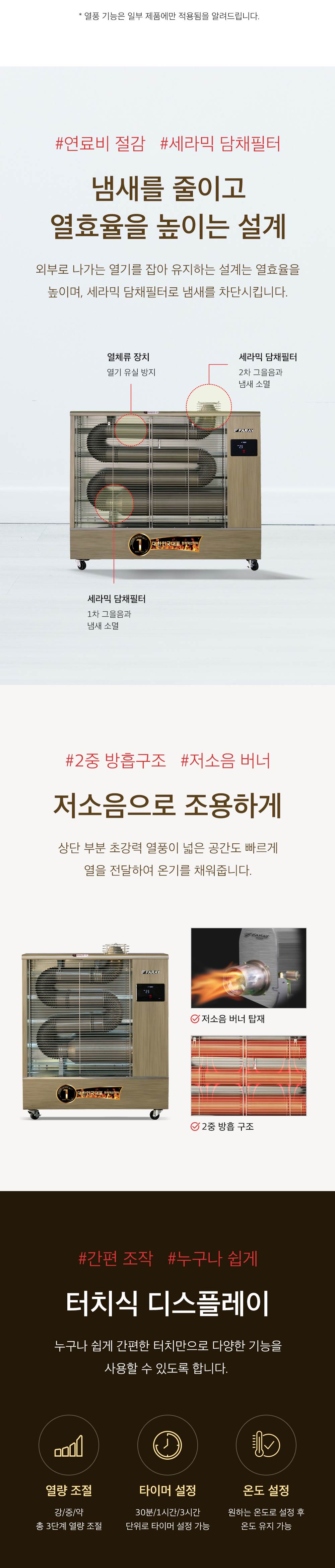 화레이 원적외선 튜브히터 돈풍기 40형 / FSH-2315 노출가준수필수