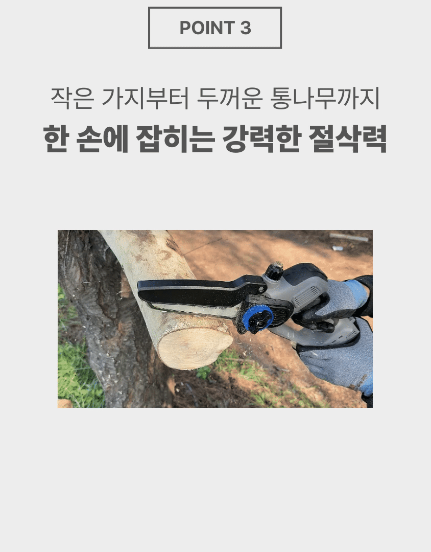 6인치 충전 체인톱 B2060TS BARE TOOL + PLASTIC BOX