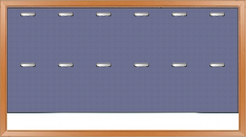 원목게시판 12구 집게 주문제작