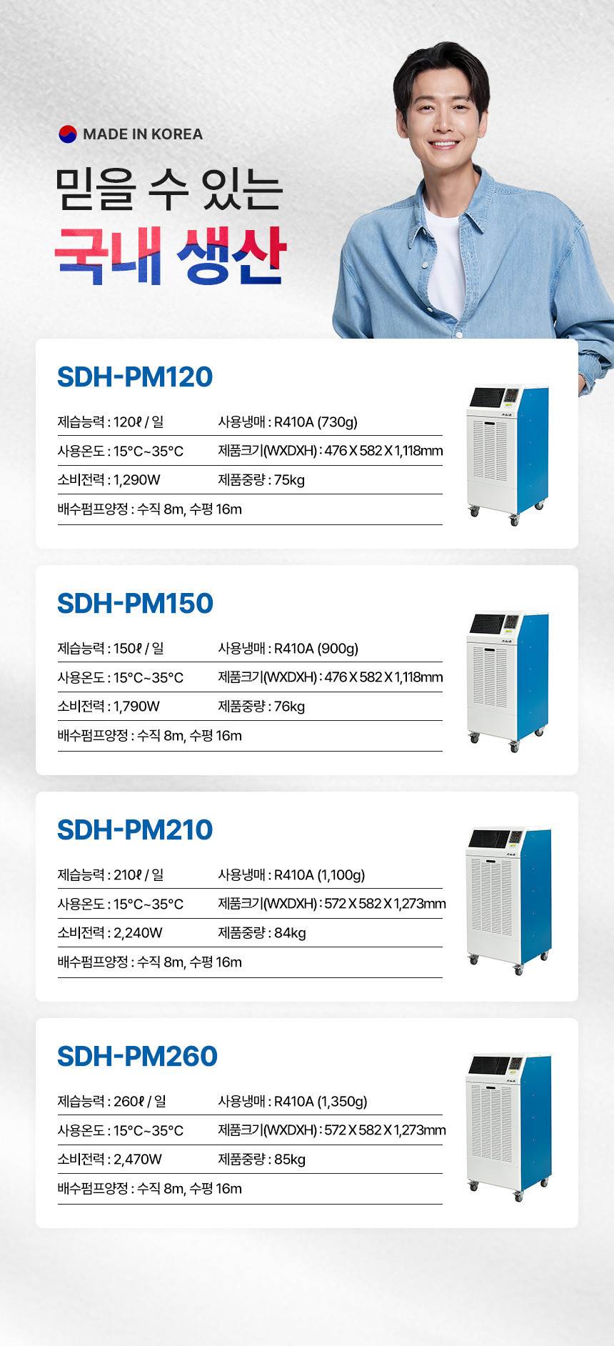 신일 / 산업용 제습기 260L / SDH-PM260 무료배송