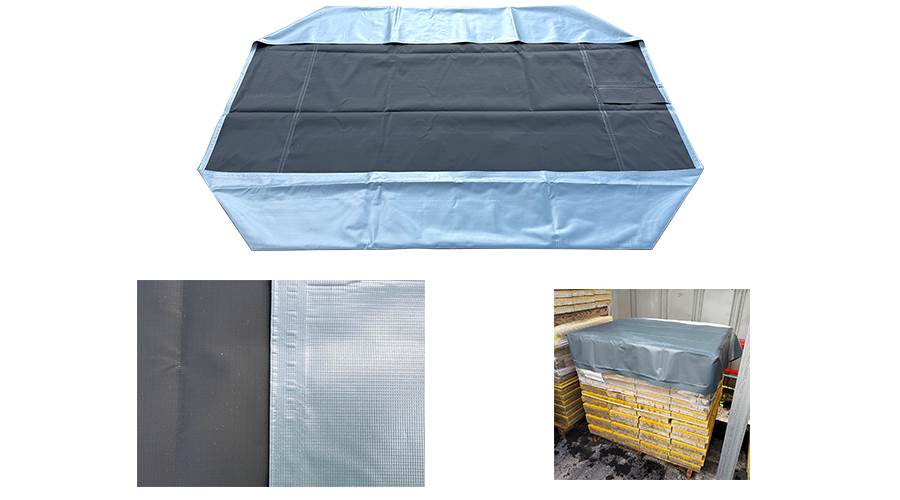 PVC박스 (파레트덮개) 1.2×1.2×0.9 (검회)