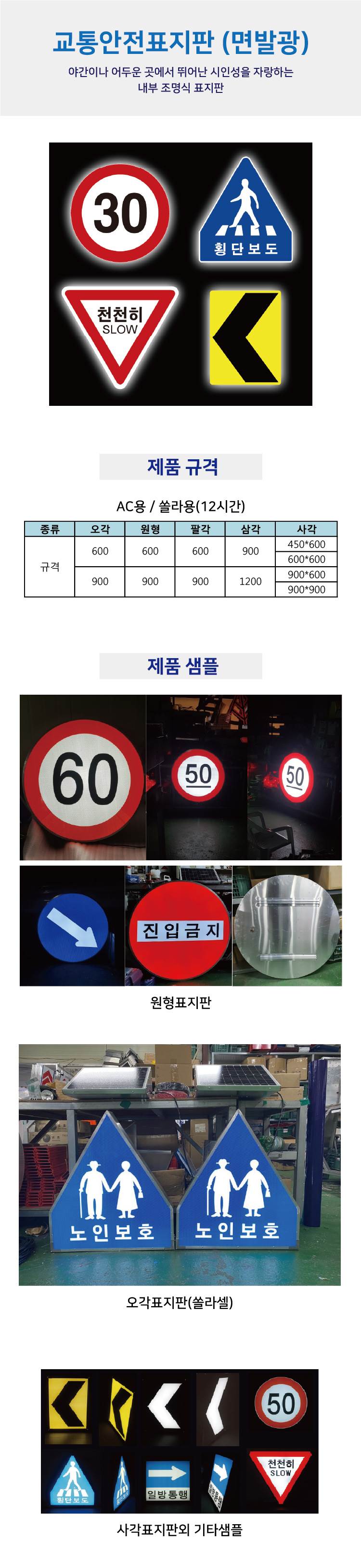 면발광표지판(AC용) 사각 900×900 주문제작