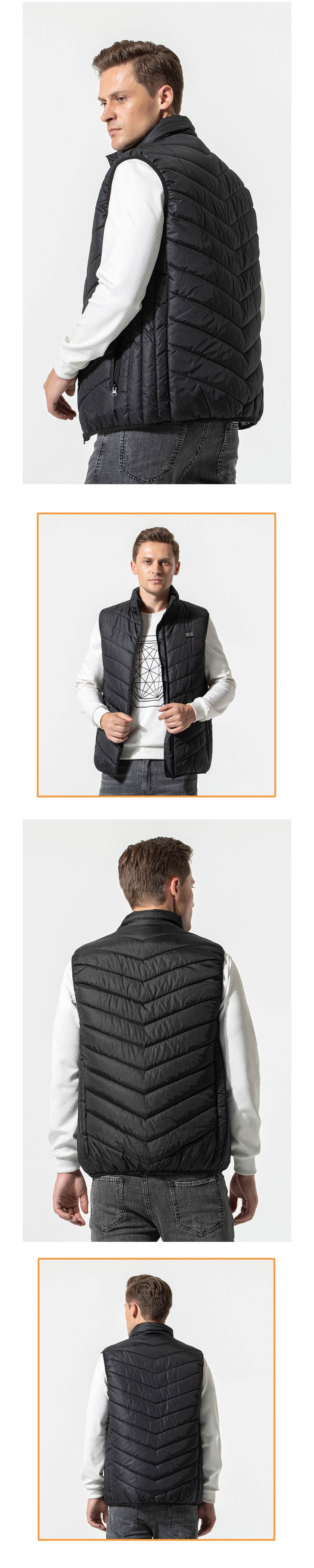 디바이크 3단 발열조끼(11발열팩) S