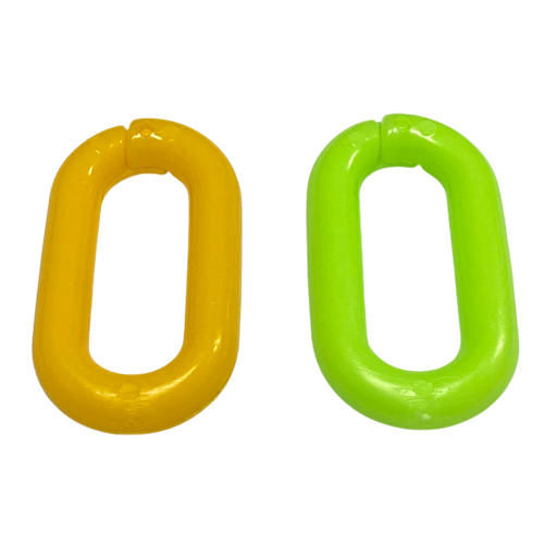 플라스틱연결고리-O형 (10mm) 형광색