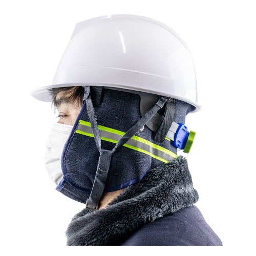 안전모 방한귀덮개 청지+인조양털