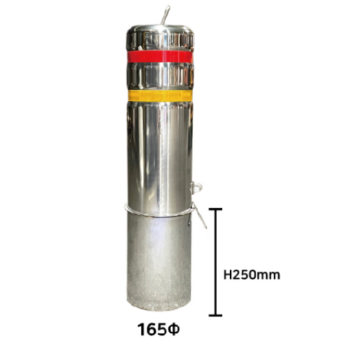 스텐일자볼라드(매립이동) 165Φ H1200 (홈) 주문제작