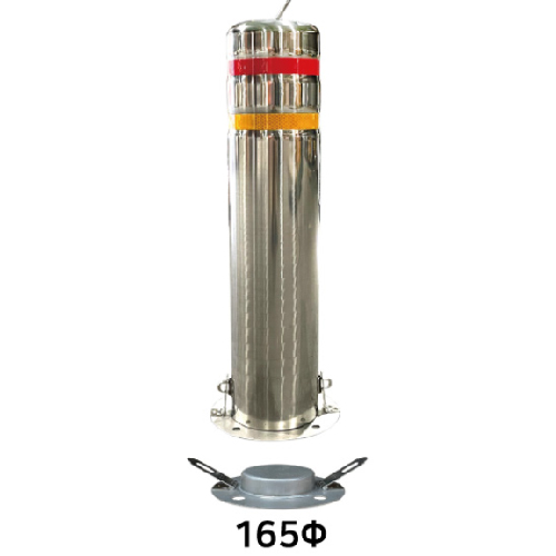 스텐일자볼라드(앙카이동) 165Φ H1100 (홈) 주문제작