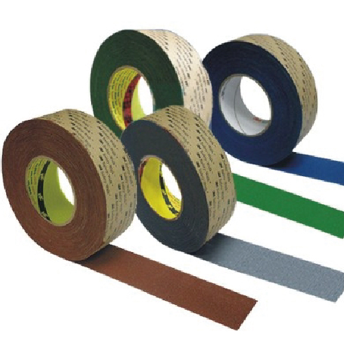 3M 미끄럼방지테이프일반용(610) 밤색,회색,녹색,청색 녹색/150mm-18M