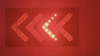 (자석부착형) LED갈매기 DC 4.5V / 850*450