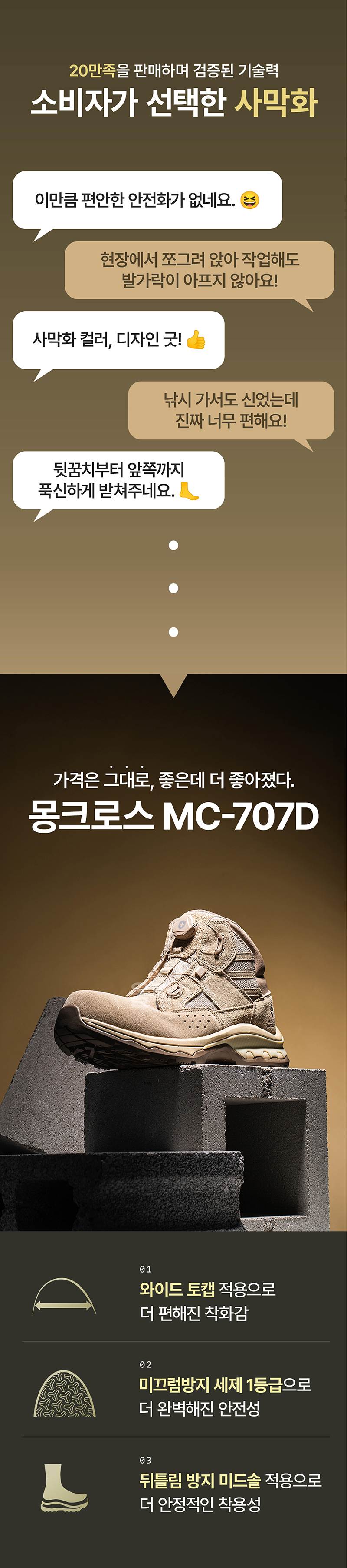몽크로스 MC-707D 람세스 (6인치/다이얼) 245mm