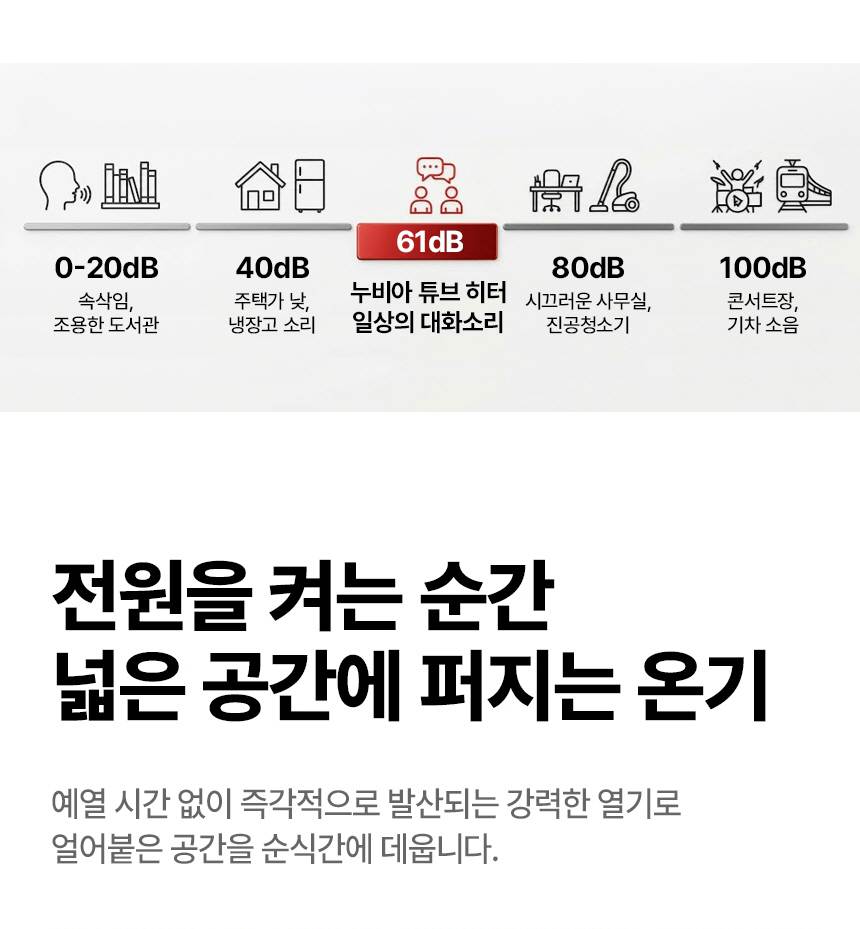 누비아 / 튜브히터 돈풍기 25~35평 / NTH12K 무료배송